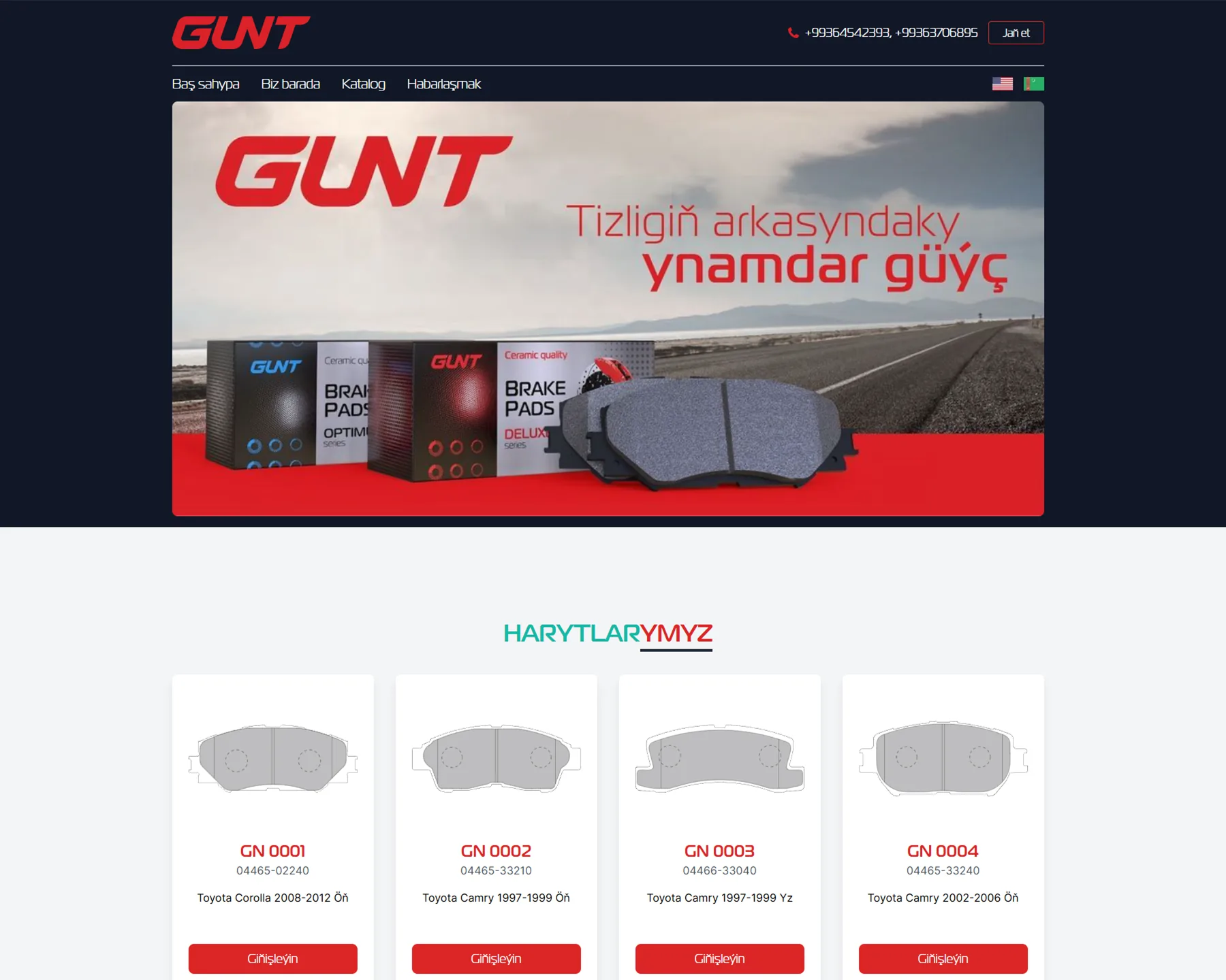 Gunt dükanynyň görnüşi